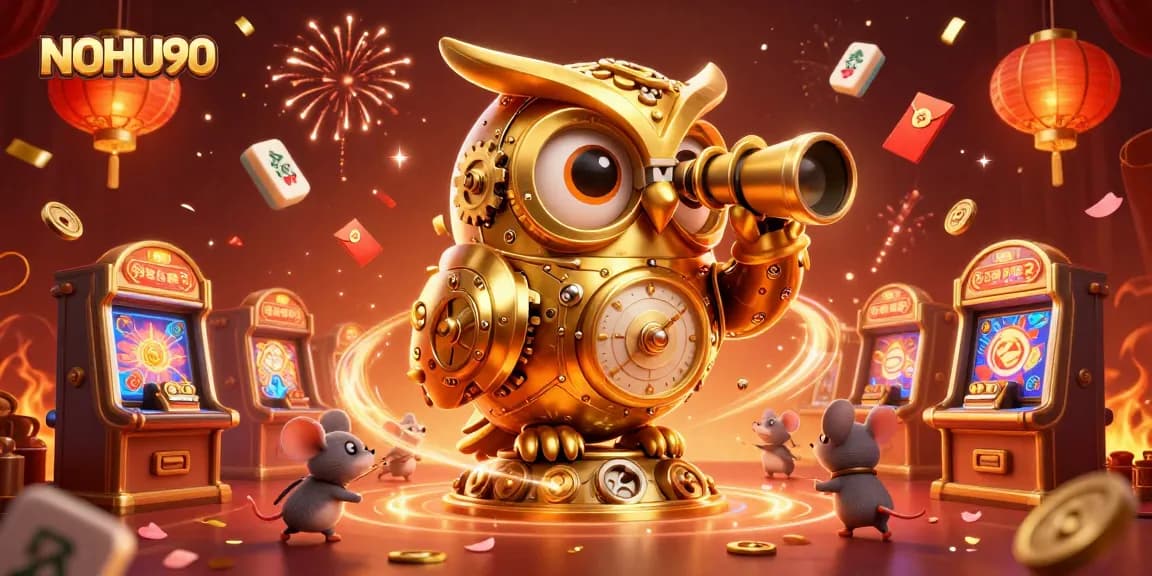 Engage in thrilling gameplay with NOHU90 featuring a vibrant casino scene and magical elements.